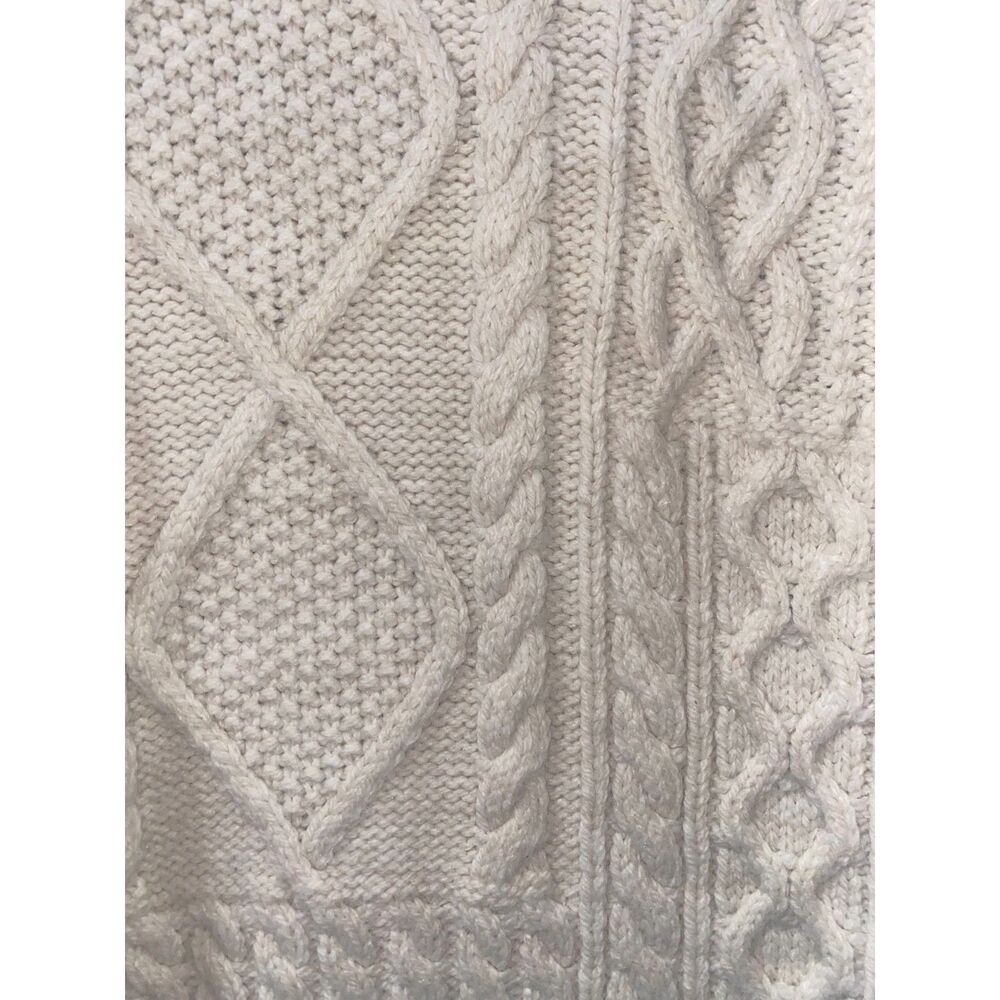 Free People Cream Cable Knit Sweater - Picture 4 of 7